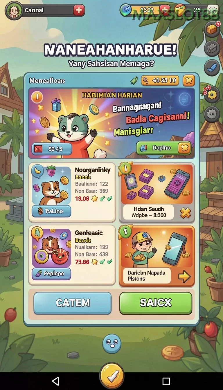 Cuplikan layar LABA777 — halaman utama