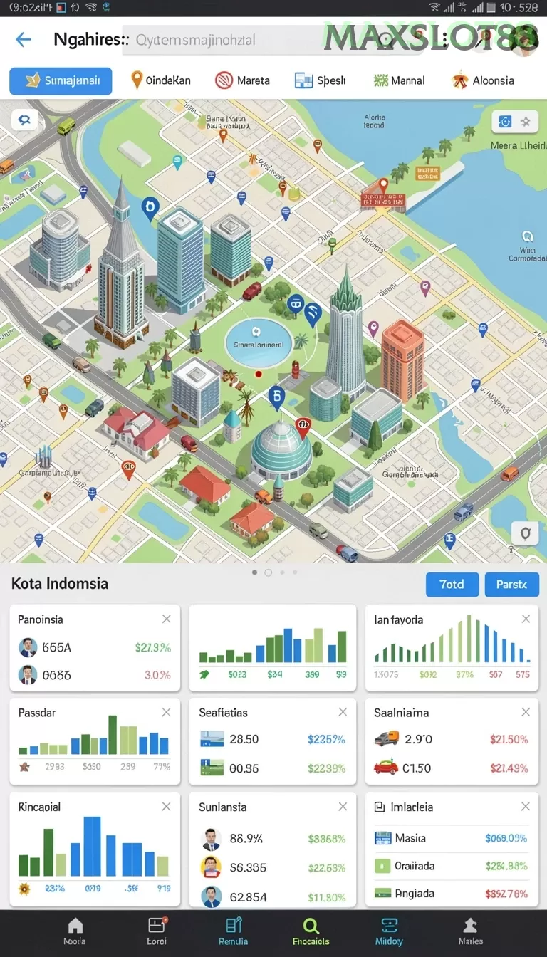 Cuplikan layar SUMTOTO — menu navigasi
